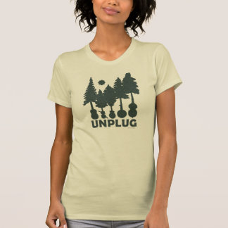 Débranchez - le T-shirt de femme de forêt de