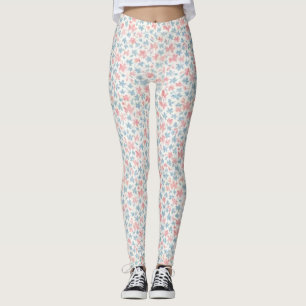 Début des années 1900 Repro Floral Print Leggings