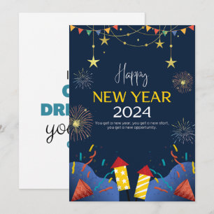 "Début d'étincelle : Carte d'invitation du Nouvel