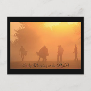 Début du matin à la carte postale PGA