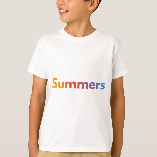Début du t-shirt pour enfants d'été (Devant)