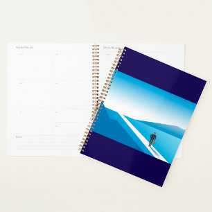 Début du voyage Blue Road Spiral Planner