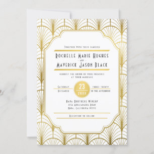 Décadence Art Déco Invitation