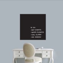 Décalage mural du Carré de tableau noir