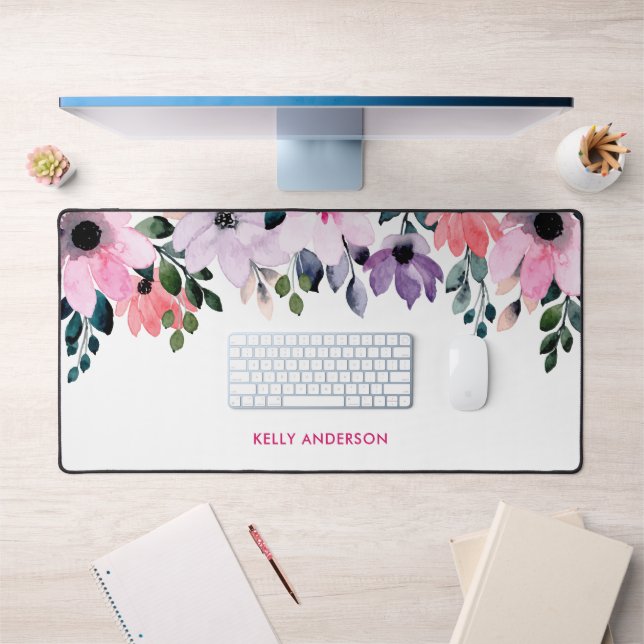 Décalcomanie de feuillage tropical féminin à motif (Bureau 1)