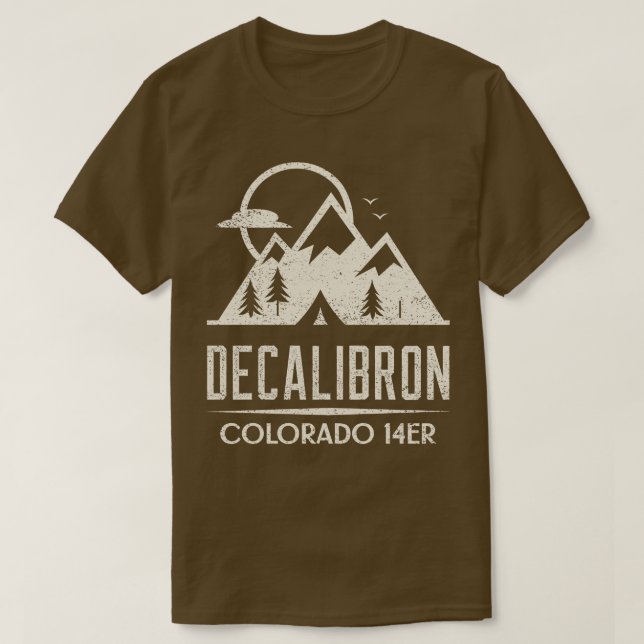 DECALIBRON 14ER COLORADO TShirt (Design devant)