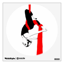 Décalque aérien de mur de soies