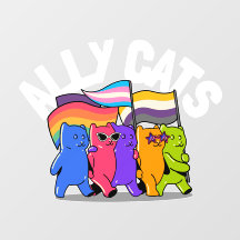 Ally Cats Soutien à l'égalité LGBT
