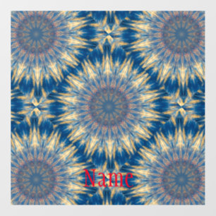 Décalque Mural Blue Chakra Kaleidoscope Thunder_Cove