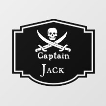 Capitaine pirate personnalisée