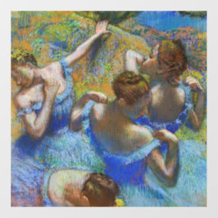 Décalque Mural Edgar Degas - Danseurs Bleus