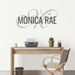 Décalque Mural Nom de calligraphie Script personnalisé initial<br><div class="desc">Le design est une photo et les coques ne sont pas faits avec de la parties scintillant, des paillettes, des métaux ou des bois. Cette conception est également disponible sur d'autres modèles de téléphone. Choisissez Type de périphérique pour voir d'autres iPhone, Samsung Galaxy ou coques Google. Certains styles peuvent être...</div>