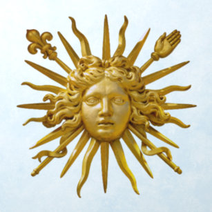 Décalque Mural Symbole de Louis XIV le Roi Soleil