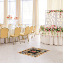 Motif de Damas géométrique coloré Vintage