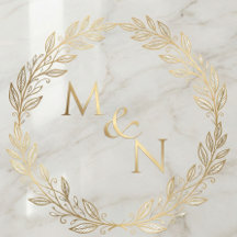 Personalized Wedding Floor Decal, Custom Names