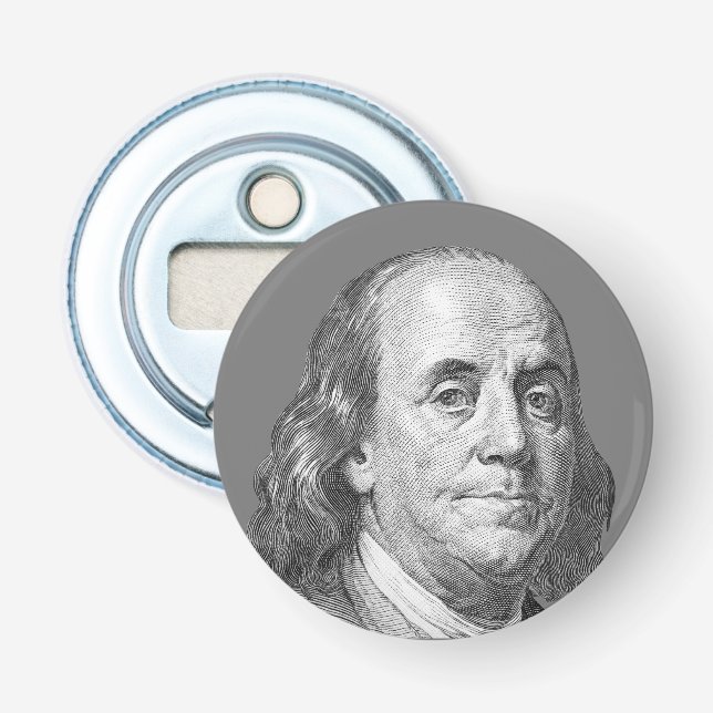 Décapsuleur 100 dollars, Benjamin Franklin (Devant)