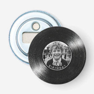 Décapsuleur 40e Anniversaire Vinyl Look Noir