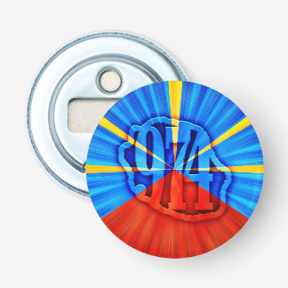 Décapsuleur 974 Ile de la Réunion - Drapeau réunionnais