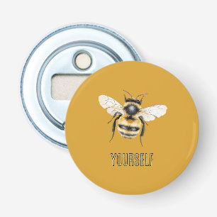 Décapsuleur abeille jaune noire toi-même