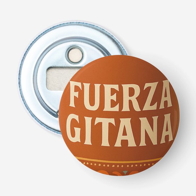 Décapsuleur Abrebotellas “Fuerza Gitana” – Edición Raíz Gitana (Devant)