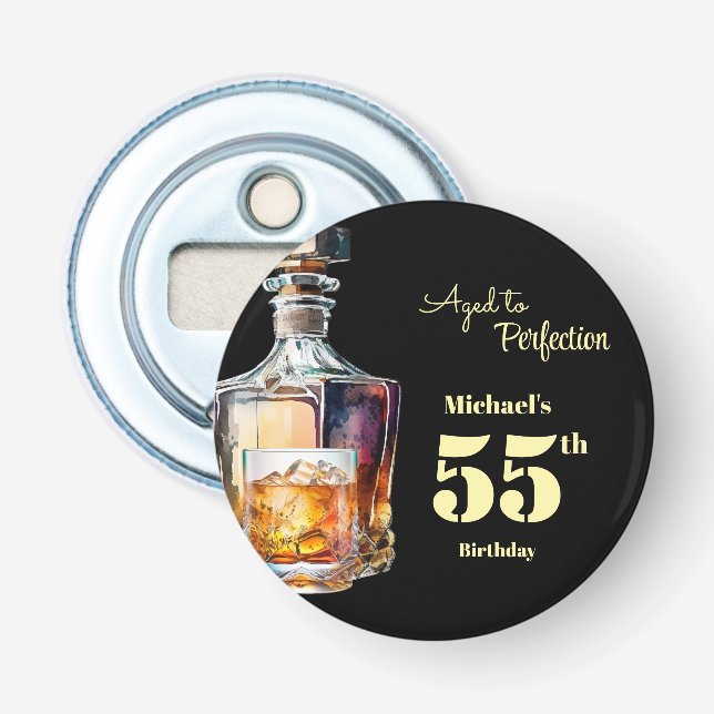 Décapsuleur Aged to Perfection Men's 55th Whiskey Birthday  (Devant)