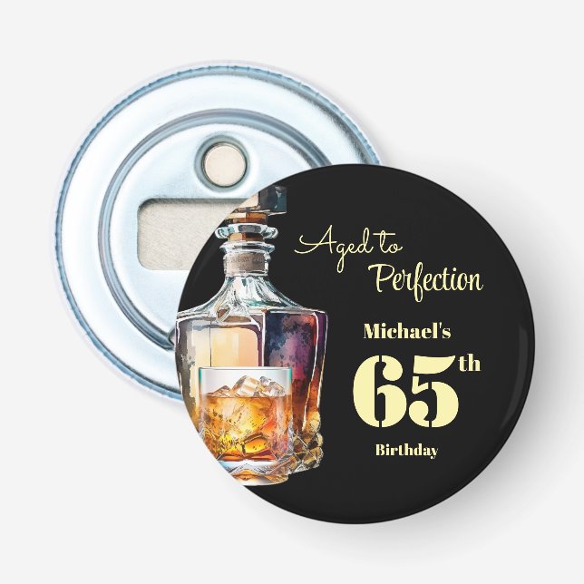 Décapsuleur Aged to Perfection Men's 65th Whiskey Birthday  (Devant)