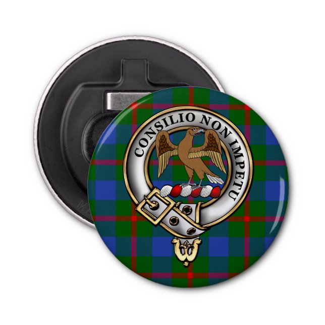 Décapsuleur Agnew Clan Badge & Tartan (Devant)