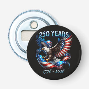Décapsuleur Aigle et drapeau patriotiques 250 ans 1776-2026