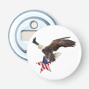 Décapsuleur Aigle royal drapeau américain
