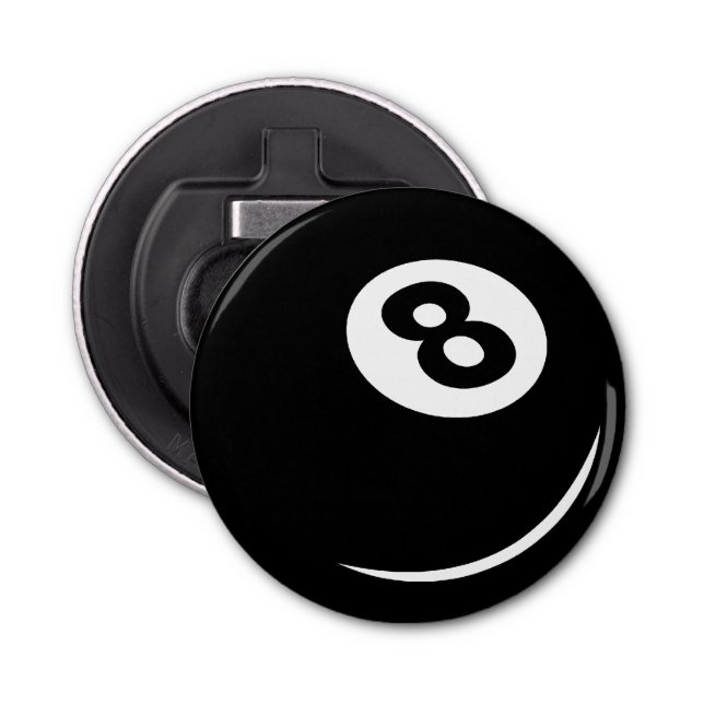 Décapsuleur Aimant frigo à huit boules noir (Devant)