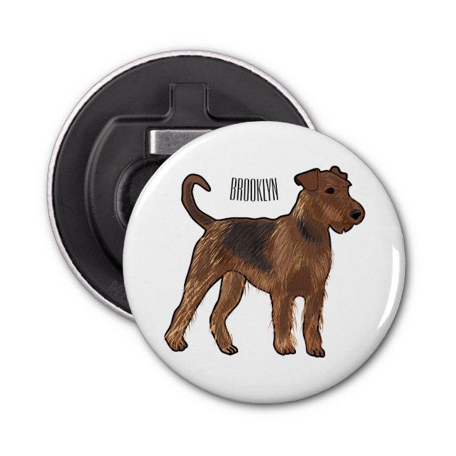Décapsuleur Airedale terrier dog cartoon