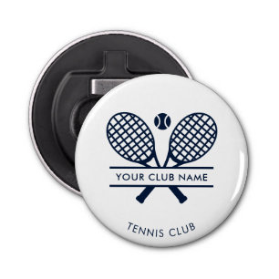 Décapsuleur Ajouter Nom Club Raquettes de tennis Motif Membre 