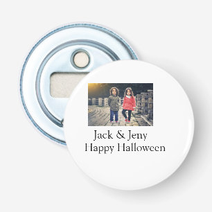 Décapsuleur ajouter nom photo texte Halloween enfant fille gar