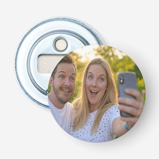 Décapsuleur Ajouter une Personnaliser de selfie (Devant)