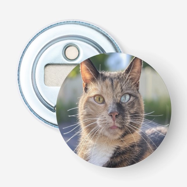 Décapsuleur Ajouter une photo de chat Personnaliser (Devant)