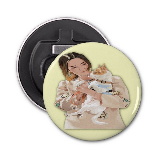 Décapsuleur Ajouter une photo personnalisée (Devant)