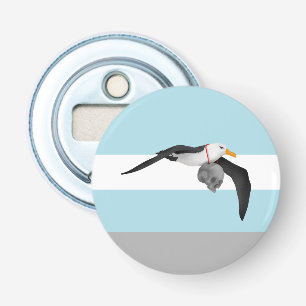 Décapsuleur Albatros volants avec le crâne humain