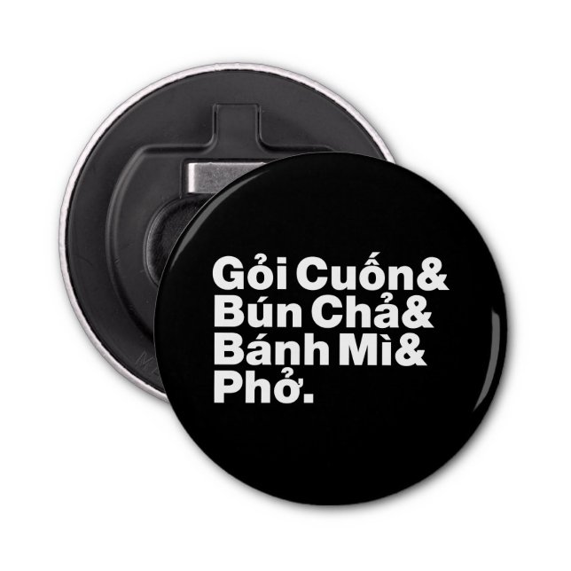 Décapsuleur Alimentation de rue vietnamienne (Devant)