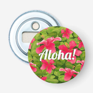 Décapsuleur Aloha Hibiscus Hawaiien Rose !