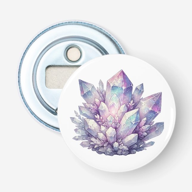 Décapsuleur Amas de quartz pastel (Devant)