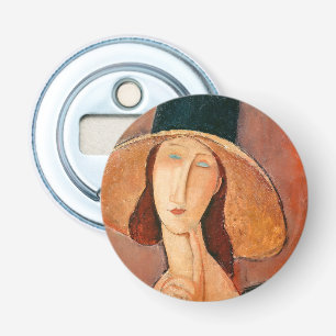 Décapsuleur Amedeo Modigliani - Jeanne Hebuterne en grand Casq