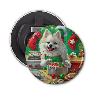 Décapsuleur American Eskimo Gîtes : Noël festif