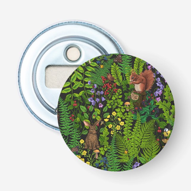 Décapsuleur Amimies et plantes des bois (Devant)