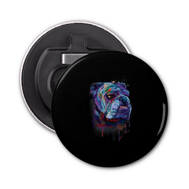 Décapsuleur Amoureux de les chiens| English Bulldog Gig. angla (Devant)