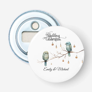 Décapsuleur Amoureux des oiseaux de la forêt rustique  Mariage