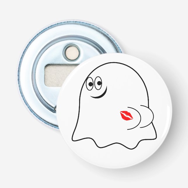 Décapsuleur Amusant émoji fantôme ! (Devant)