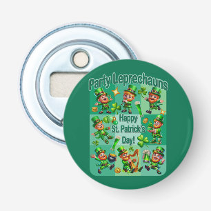 Décapsuleur Amusant jour de la Saint-Patrick "Lutins de fête"