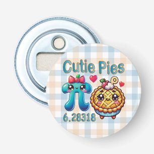 Décapsuleur Amusants “Cutie Pies” Symbole Pi mignon et jeu de 
