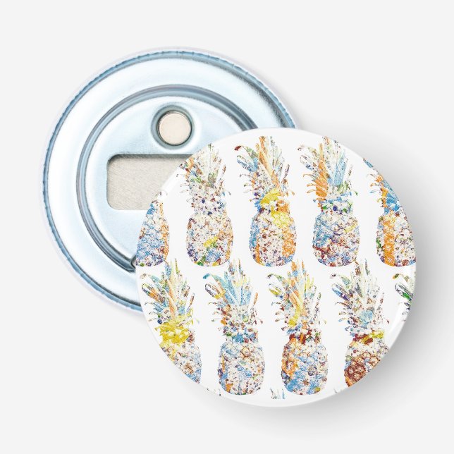 Décapsuleur Ananas coloré Imprimer (Devant)