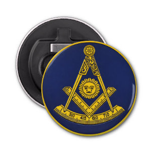 Décapsuleur Ancien Maître Freemason Carré et Compass Masonic